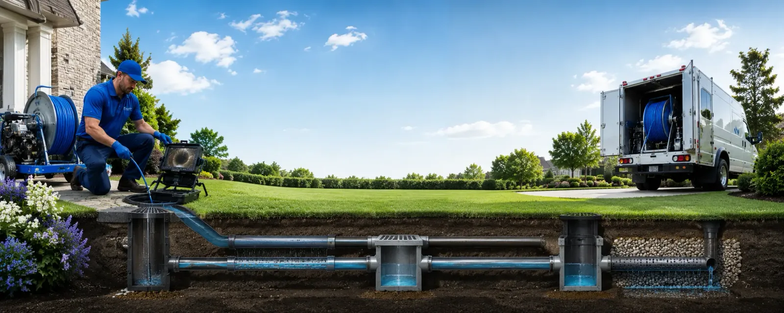 Outdoor drain cleaning information for Danbury, TX